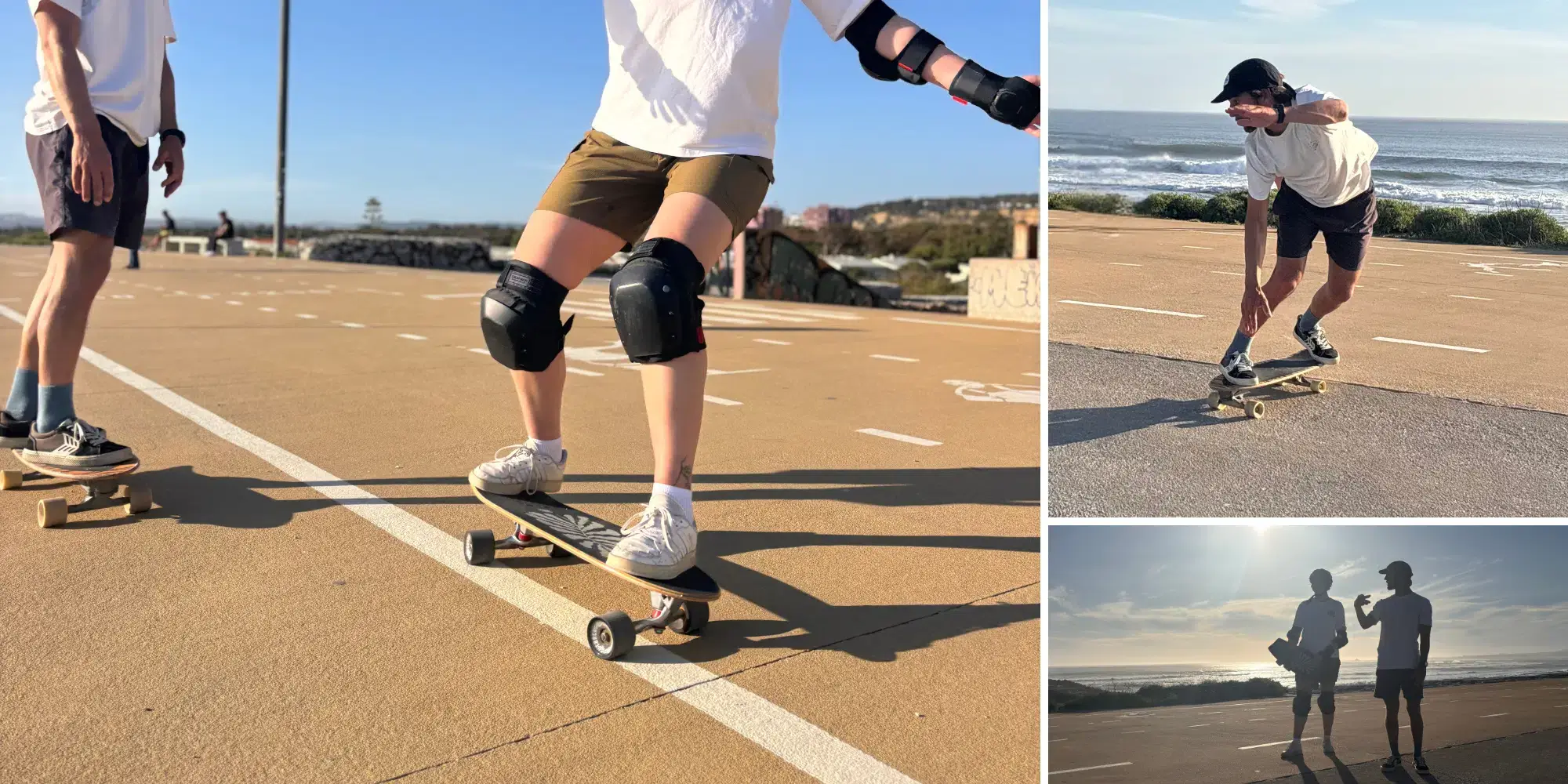 lições de skateboard na costa da caparica